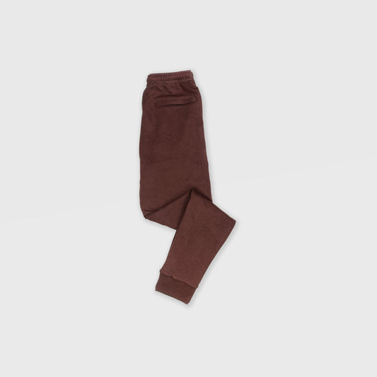 CHOCOLATE SWEATPANTS WITH BROWN TERK EMBROIDERED LOGO