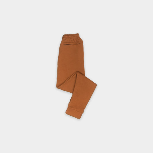 SADDLE SWEATPANTS WITH TAN TERK EMBROIDERED LOGO