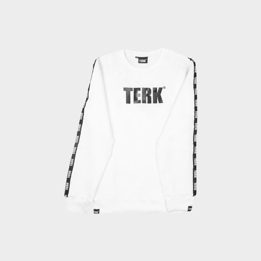 BLACK TERK LOGO TAPE CREWNECK