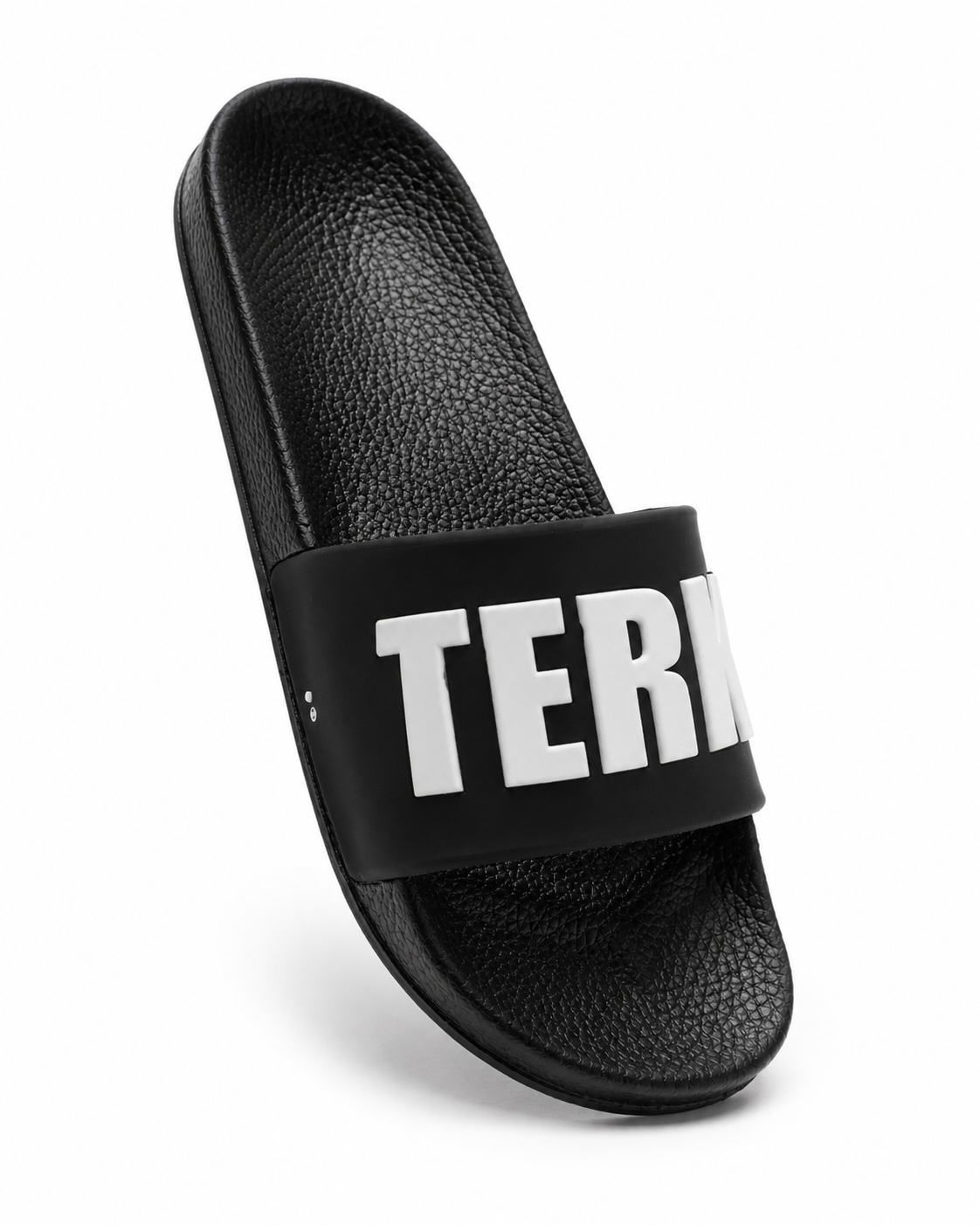 BLACK 3D WHITE TERK LOGO SLIDE