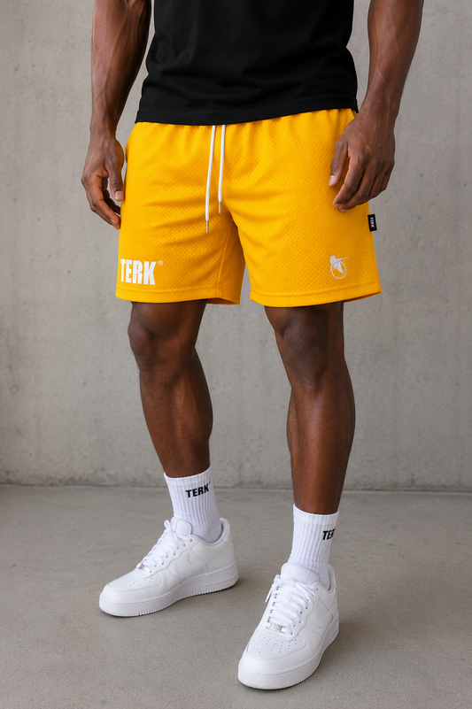 TERK Graphic Drawstring Shorts
