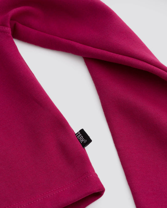 WHITE TERK RALLY CROP HOODIE