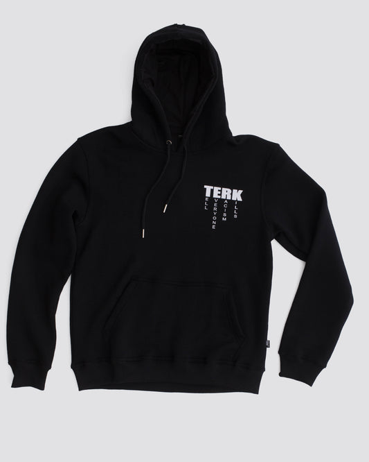 T.E.R.K. LOGO BLACK HOODIE