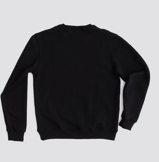 WHITE TERK LOGO CREWNECK