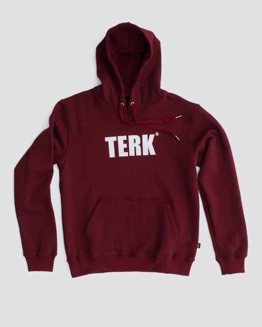 WHITE TERK LOGO HOODIE