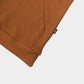 TAN TERK SADDLE HOODIE WITH EMBROIDERED LOGO