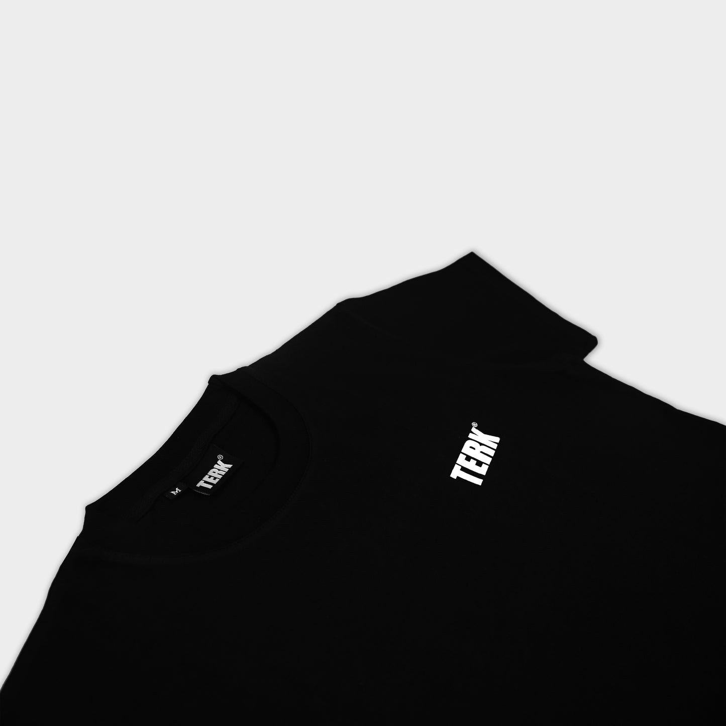 TERK Small Chest Logo Tee — Black