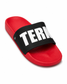 RED/BLACK 3D WHITE TERK LOGO SLIDE
