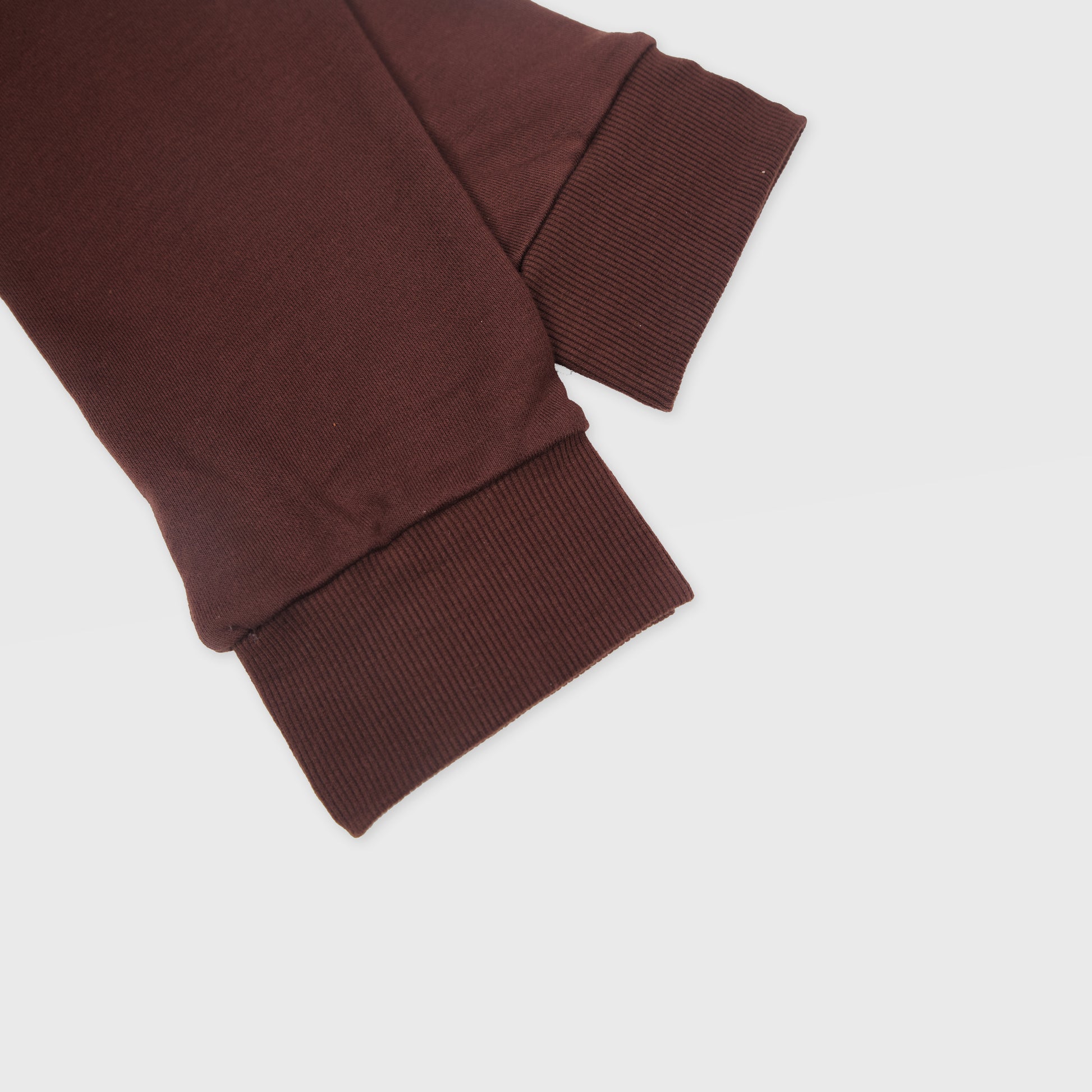 CHOCOLATE SWEATPANTS WITH BLACK TERK EMBROIDERED LOGO