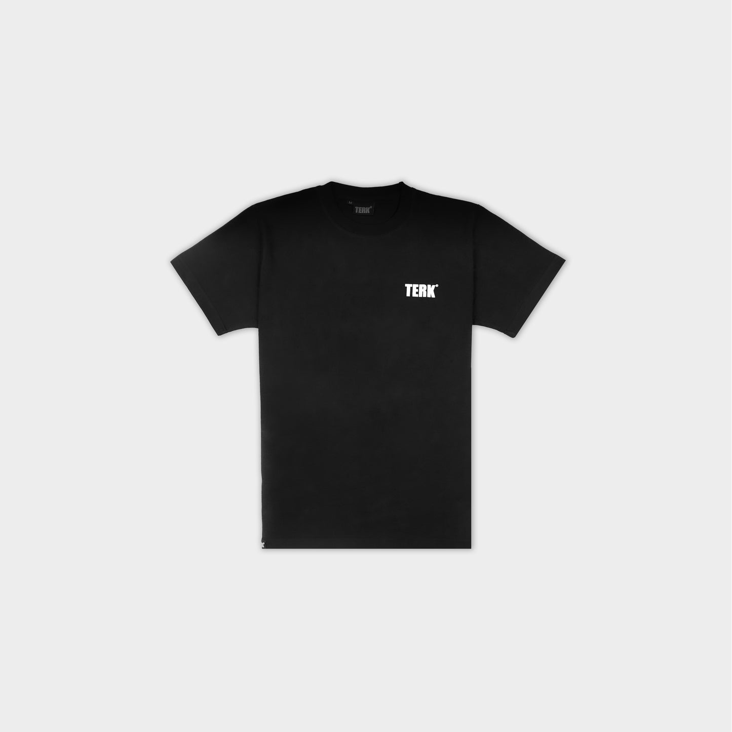 TERK Small Chest Logo Tee — Black