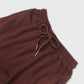 CHOCOLATE SWEATPANTS WITH WHITE TERK EMBROIDERED LOGO