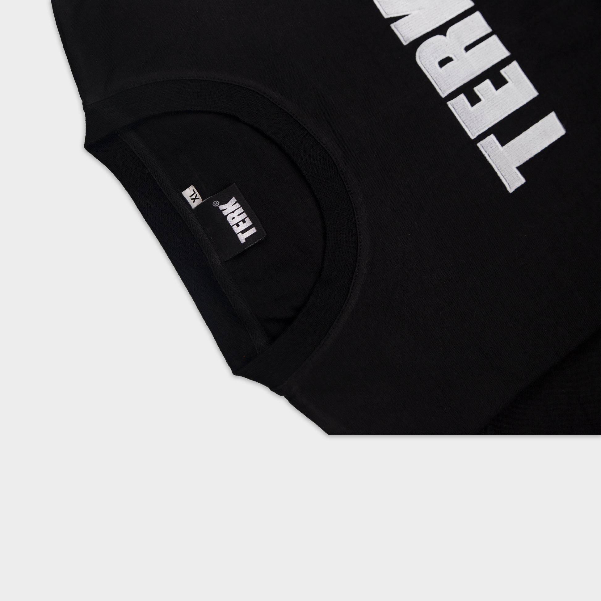 White TERK Logo Embroidered T-Shirt