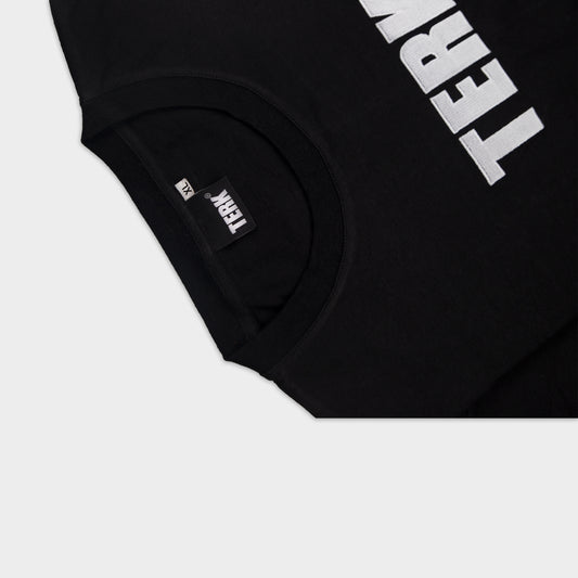 White TERK Logo Embroidered T-Shirt