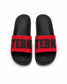 BLACK/RED 3D BLACK TERK LOGO SLIDE