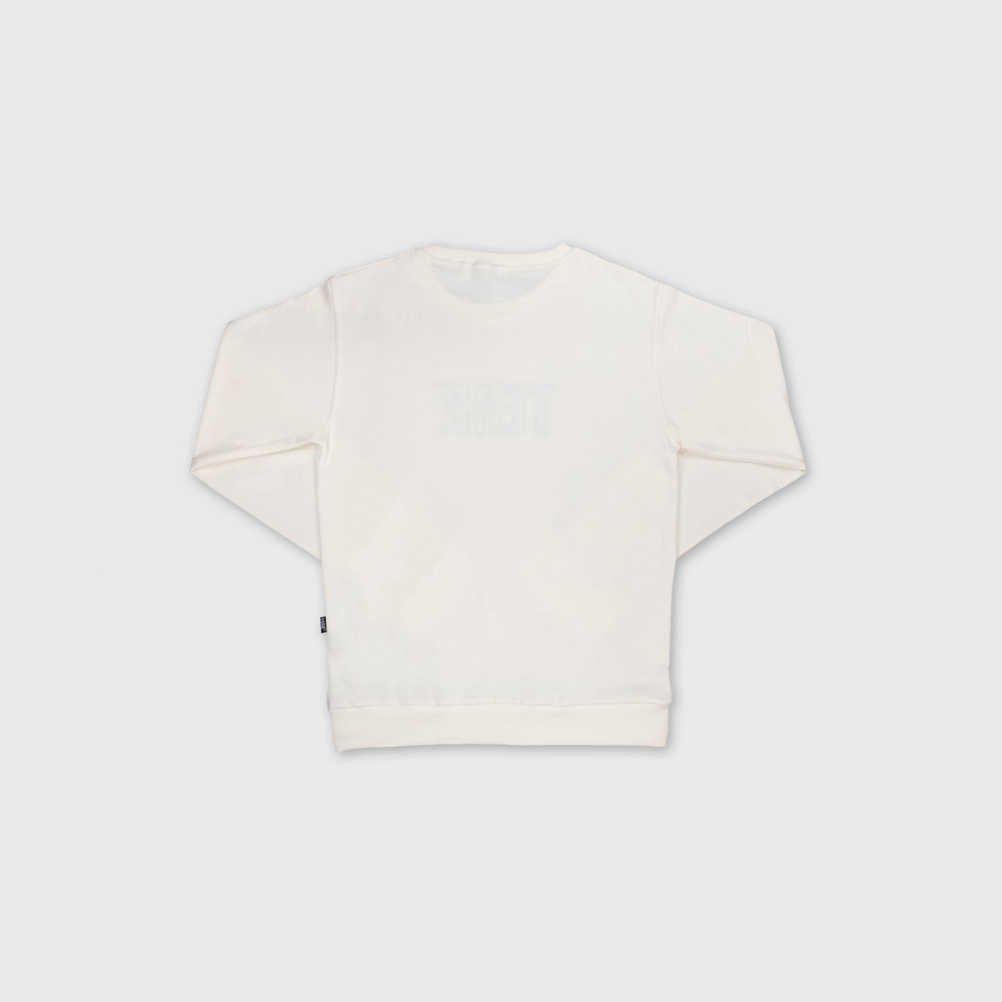 BLACK TERK VANILLA CREWNECK WITH EMBROIDERED LOGO