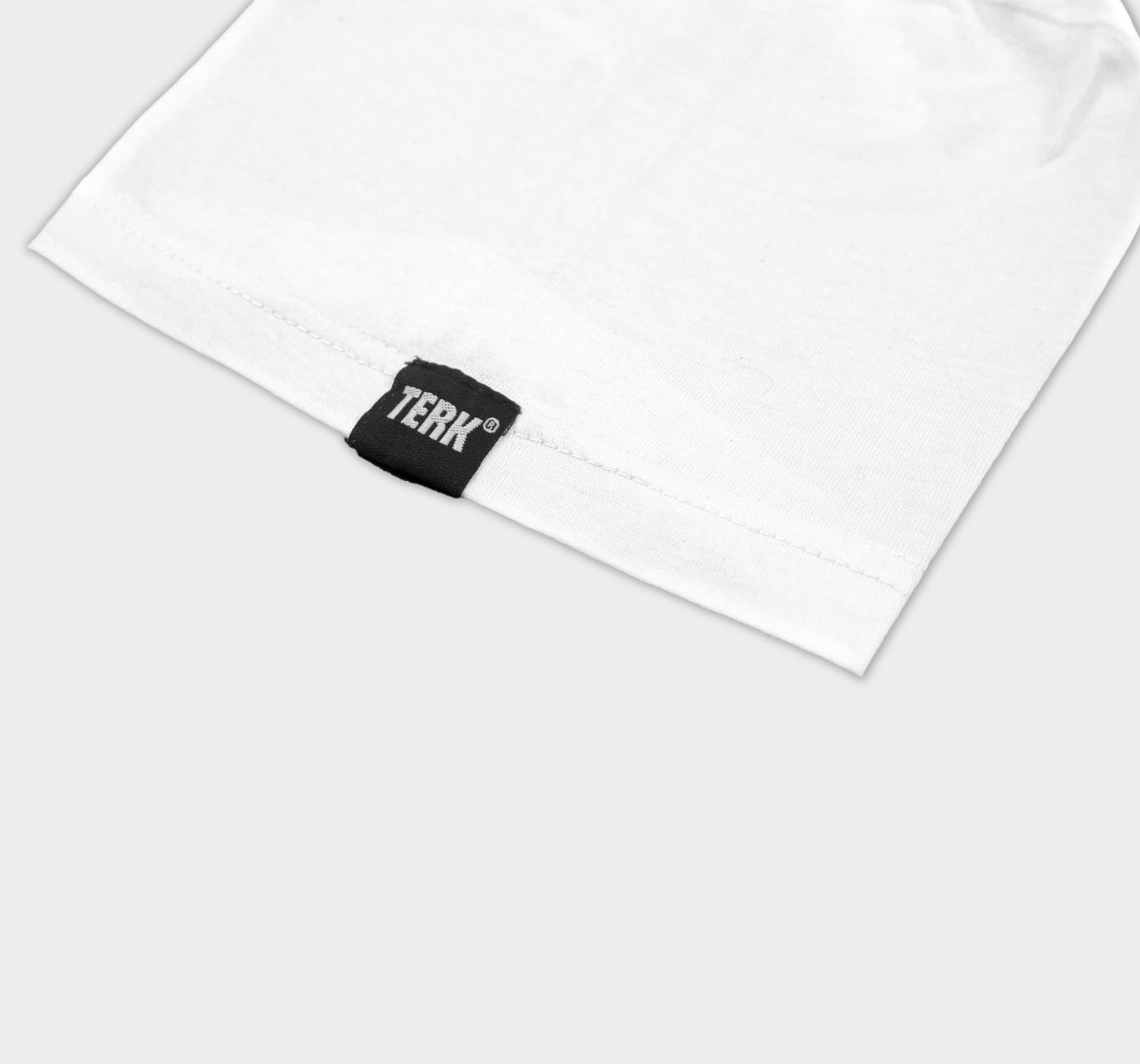TERK Small Chest Logo Tee — White