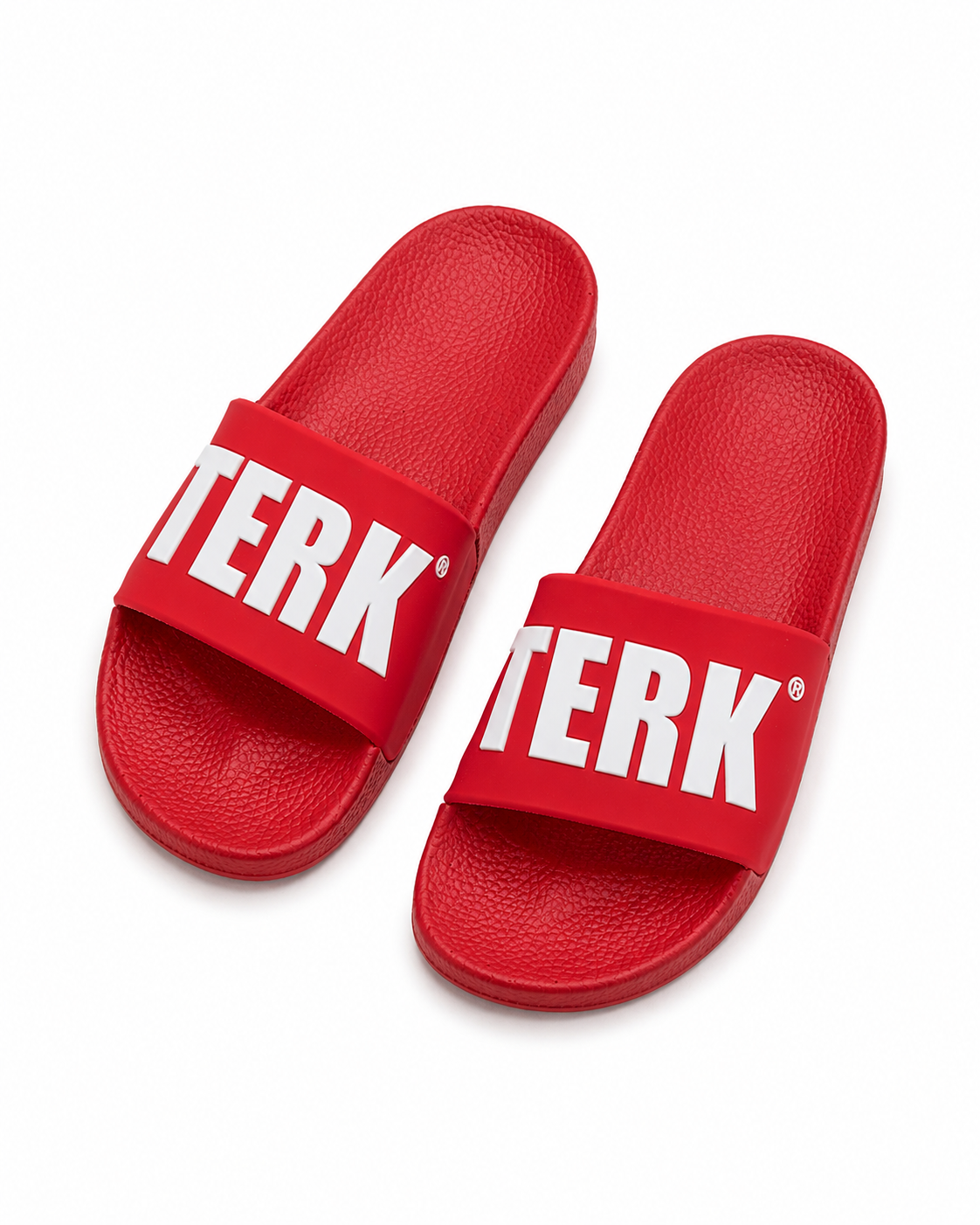 RED WHITE 3D TERK LOGO SLIDES