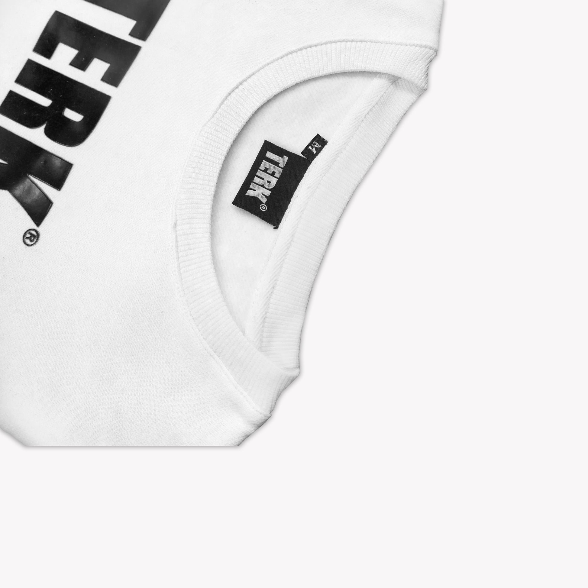 BLACK TERK LOGO TAPE CREWNECK