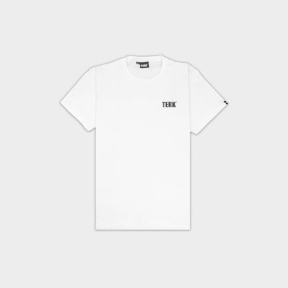 TERK Small Chest Logo Tee — White