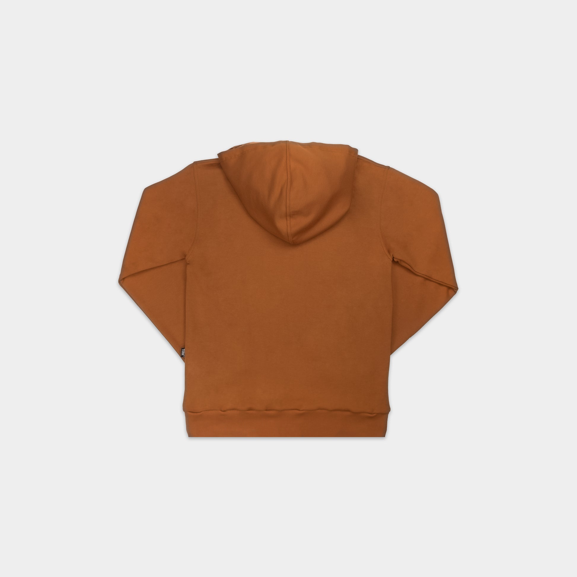 BLACK TERK SADDLE HOODIE WITH EMBROIDERED LOGO