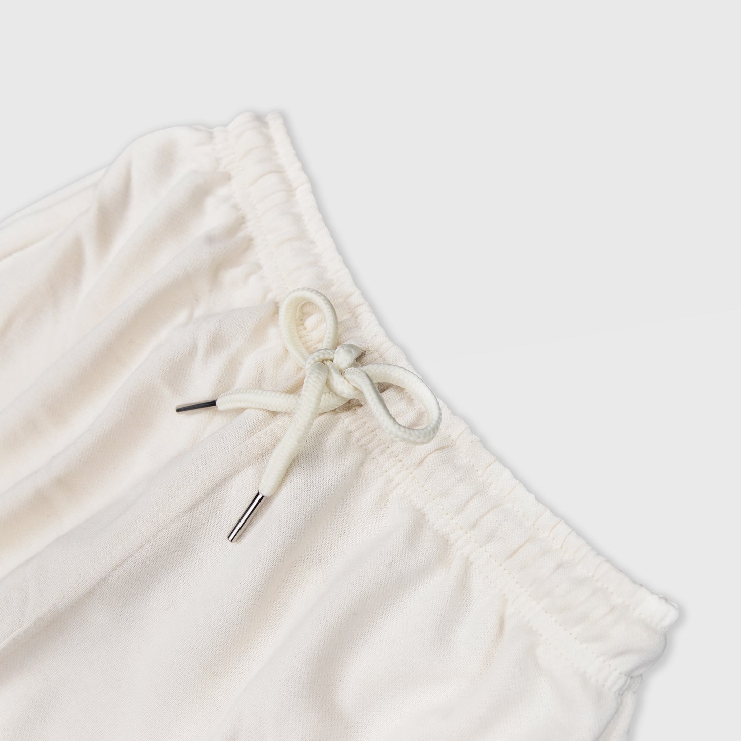 VANILLA SWEATPANTS WITH WHITE TERK EMBROIDERED LOGO