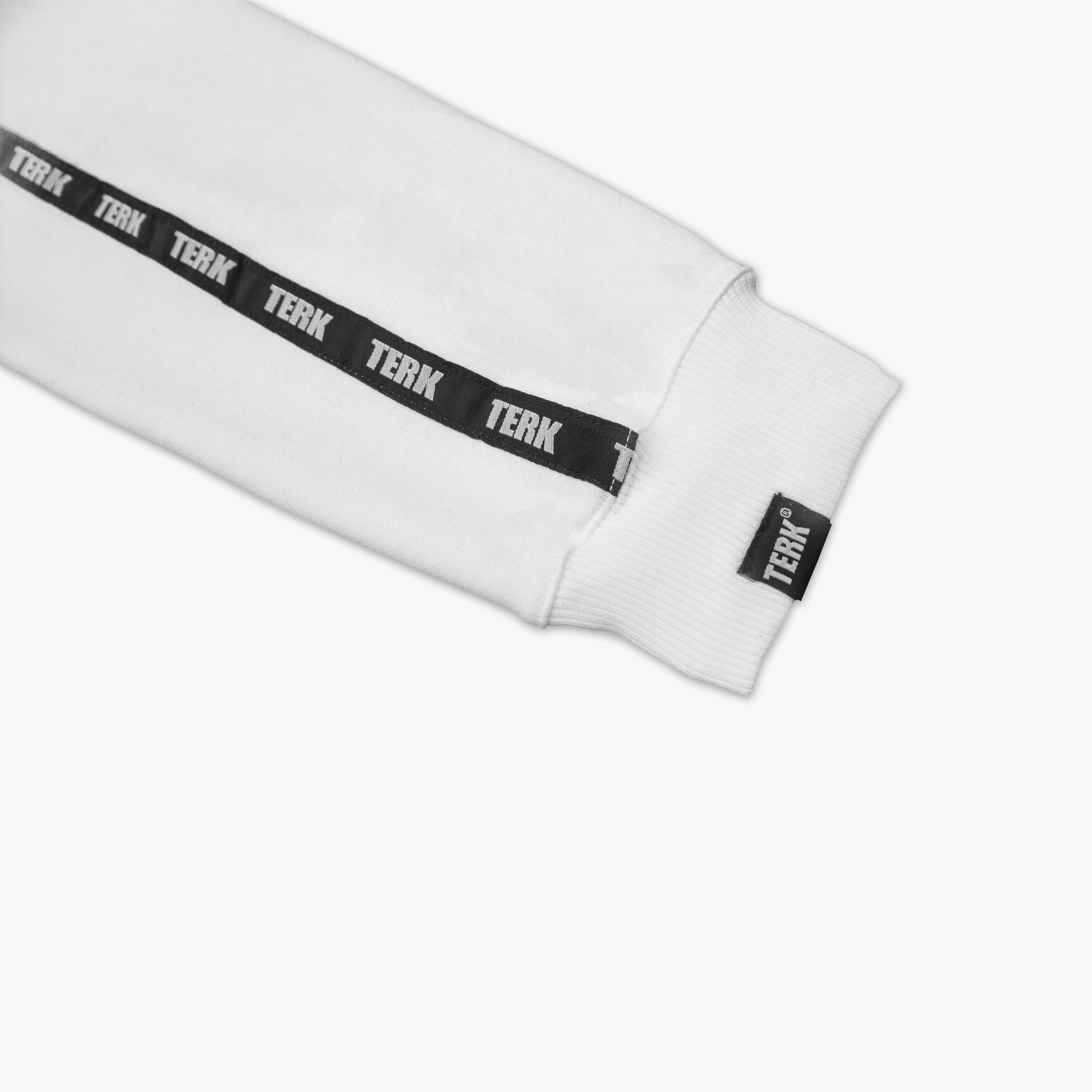 BLACK TERK LOGO TAPE CREWNECK