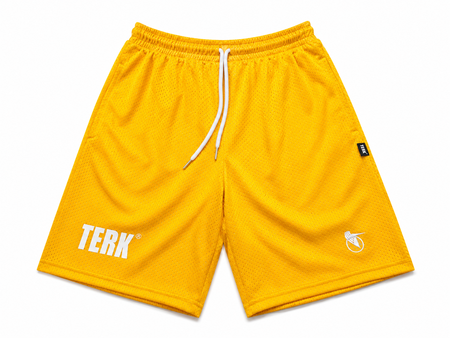 TERK Graphic Drawstring Shorts