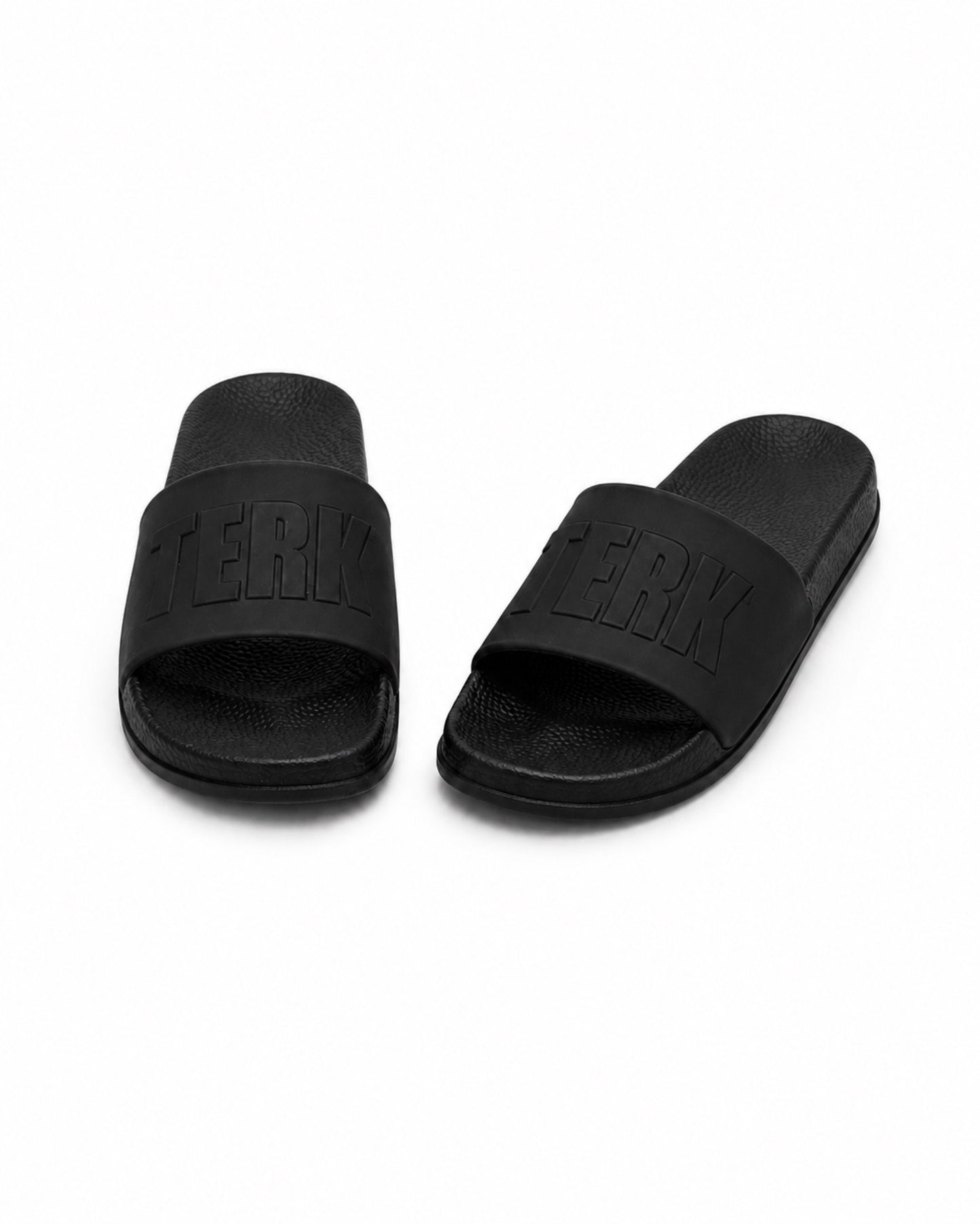 BLACK 3D BLACK TERK LOGO SLIDE