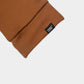 TAN TERK SADDLE HOODIE WITH EMBROIDERED LOGO
