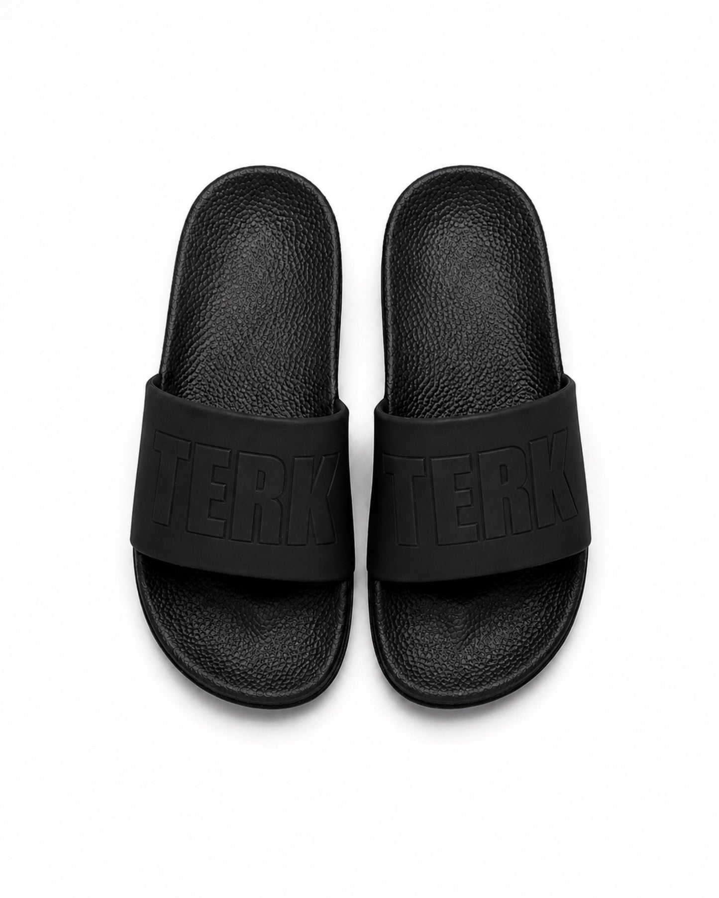 BLACK 3D BLACK TERK LOGO SLIDE