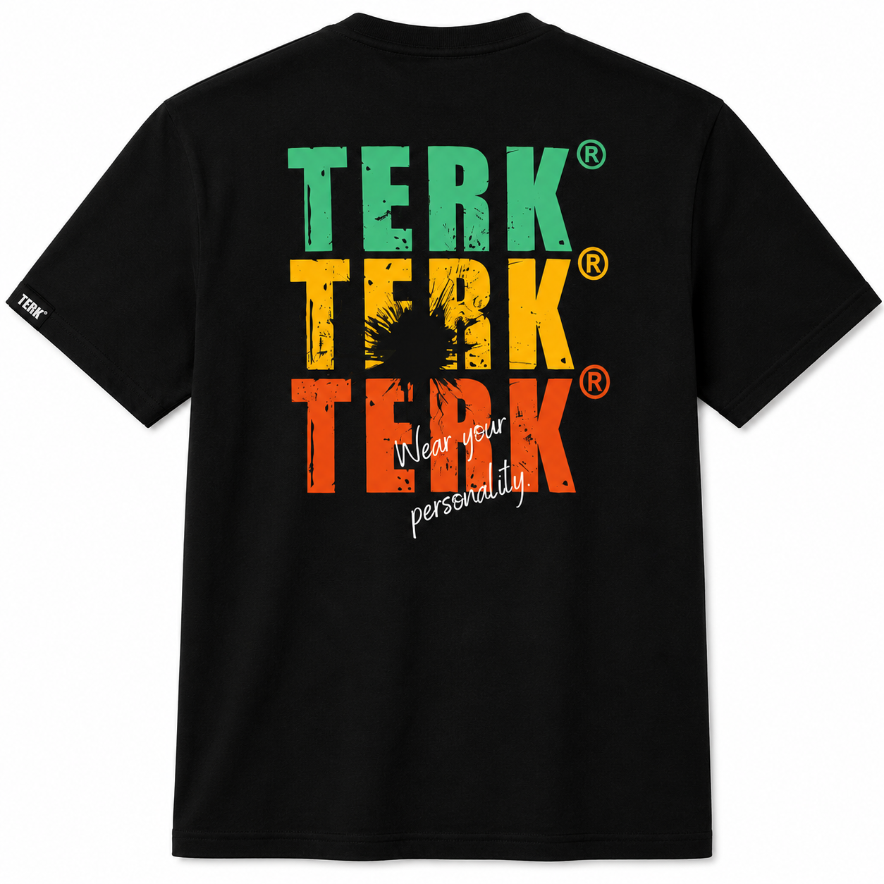 TERK® Signature Wear Your Personality Tee – Black