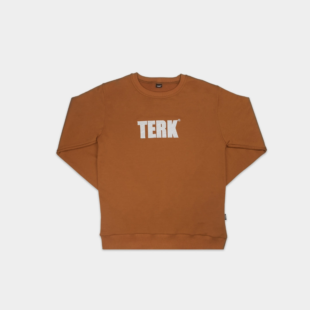 TERK Saddle Crewneck — White