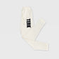 VANILLA SWEATPANTS WITH BLACK TERK EMBROIDERED LOGO