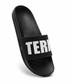 BLACK 3D WHITE TERK LOGO SLIDE