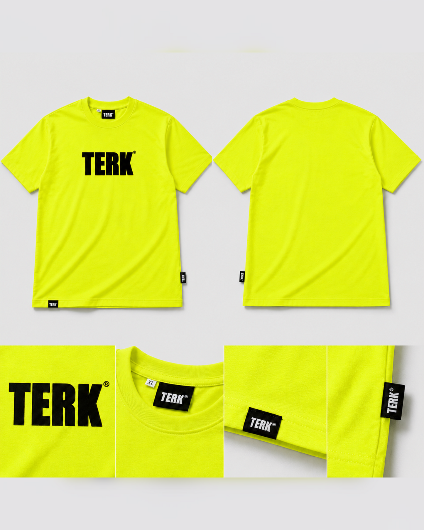 TERK® Signature Logo Tee – Neon Volt