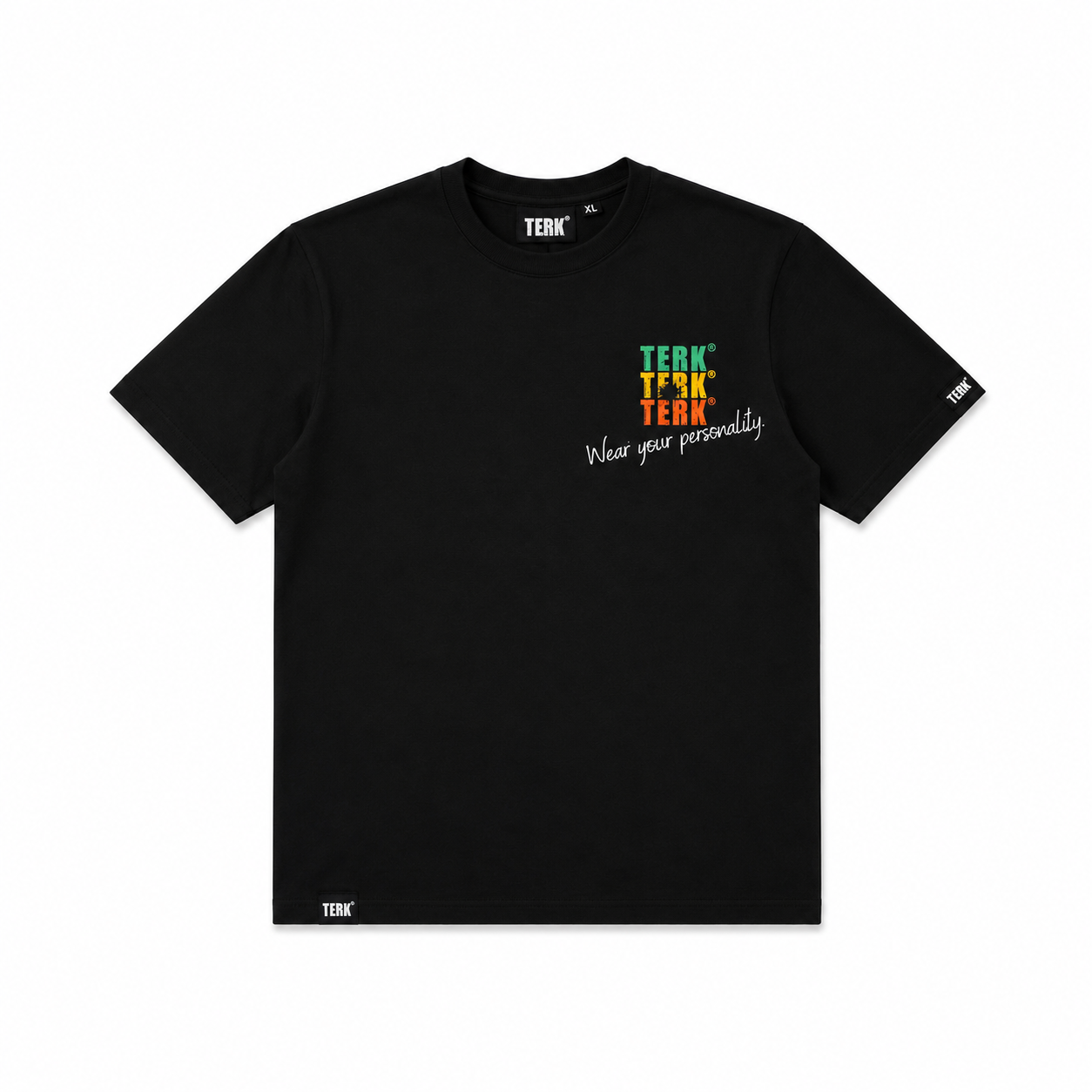 TERK® Signature Wear Your Personality Tee – Black
