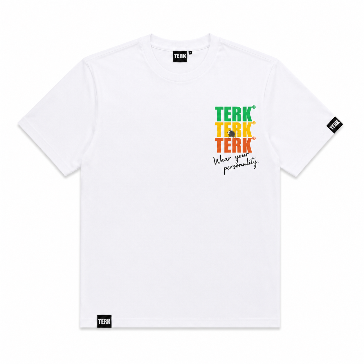 TERK® Signature Wear Your Personality Tee – White