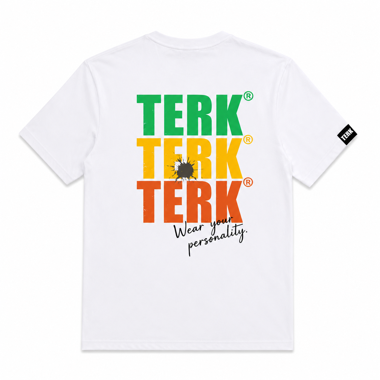 TERK® Signature Wear Your Personality Tee – White