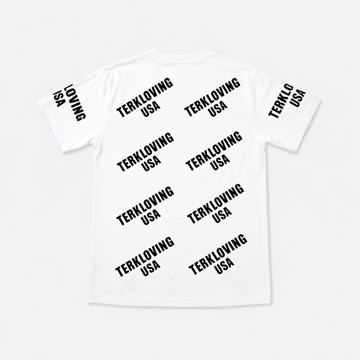 TERKLOVING® Allover Logo T Shirt White