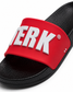 BLACK/RED 3D White TERK logo Slide