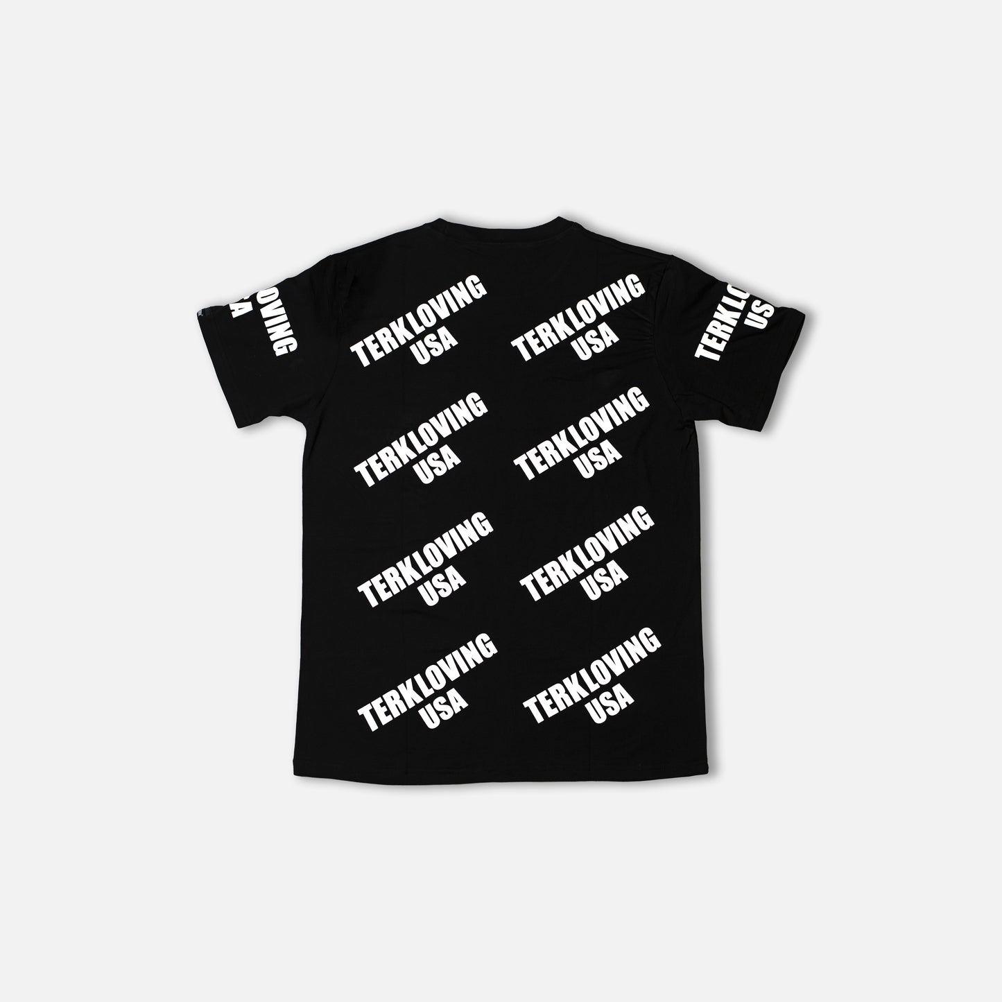TERKLOVING Allover Logo Tee — White
