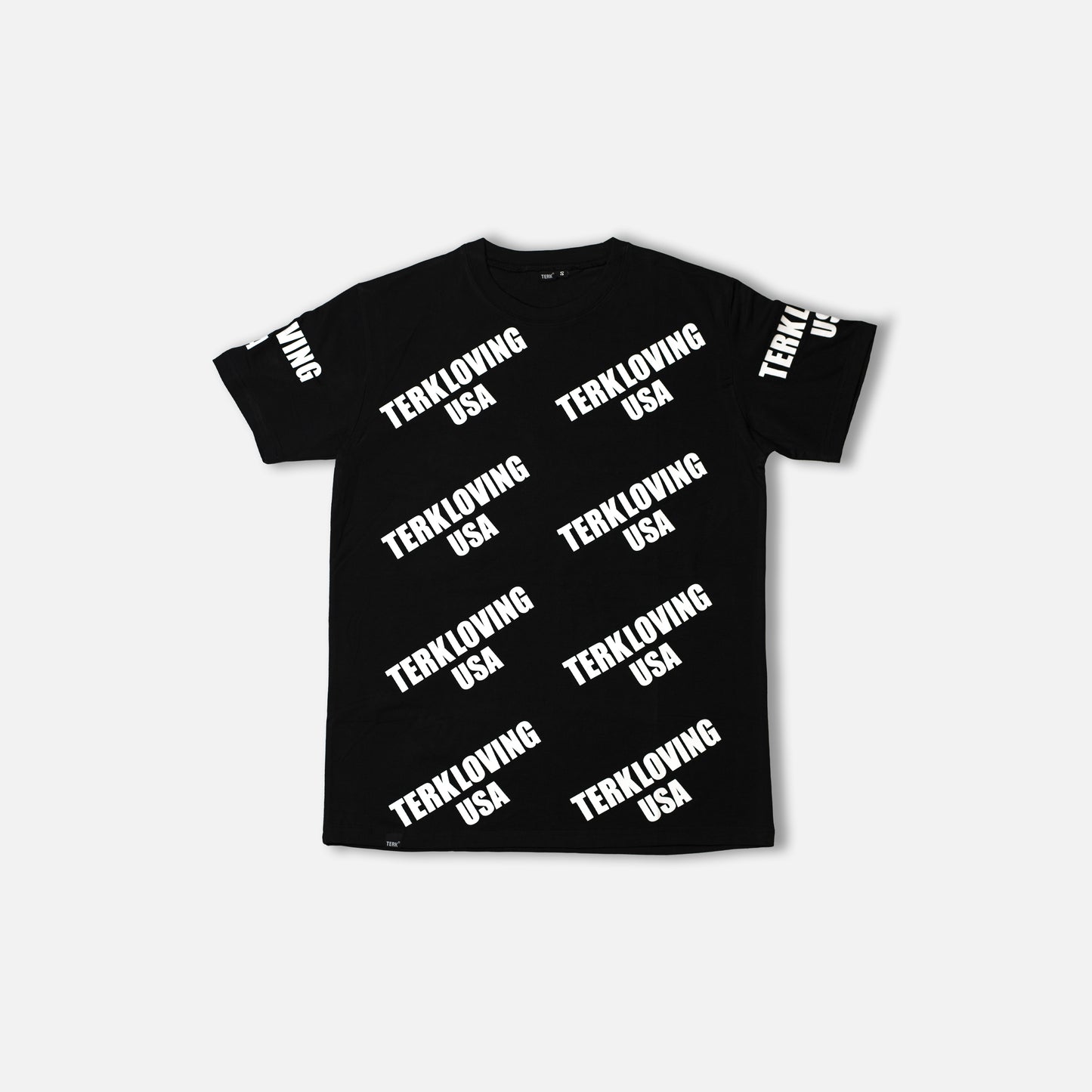 TERKLOVING Allover Logo Tee — White