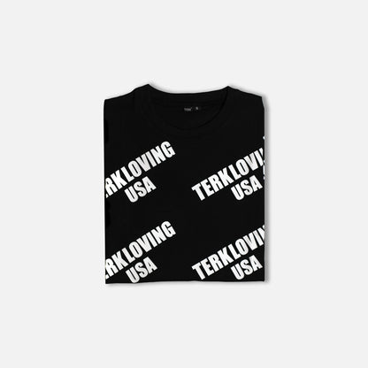 TERKLOVING Allover Logo Tee — White