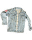 TERK Logo embroidery denim jacket