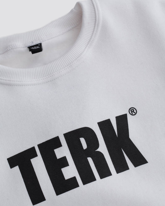 BLACK TERK LOGO CREWNECK