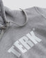 TERK Rally Elastic Crop Hoodie Grey