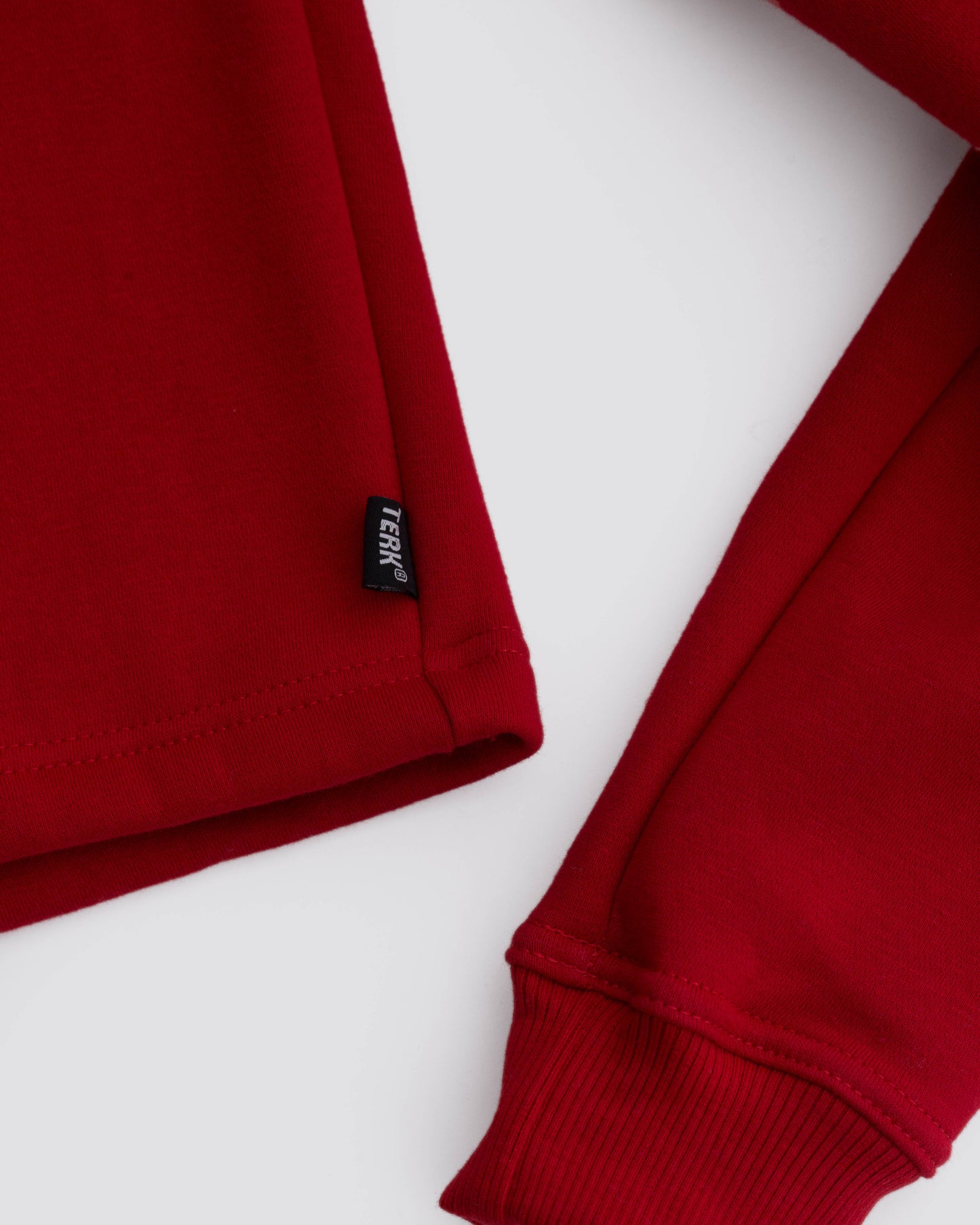 TERK Rally Crop Hoodie — Black