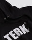 TERK Rally Elastic Crop Hoodie Black