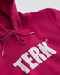 TERK Rally Crop Hoodie — Pink