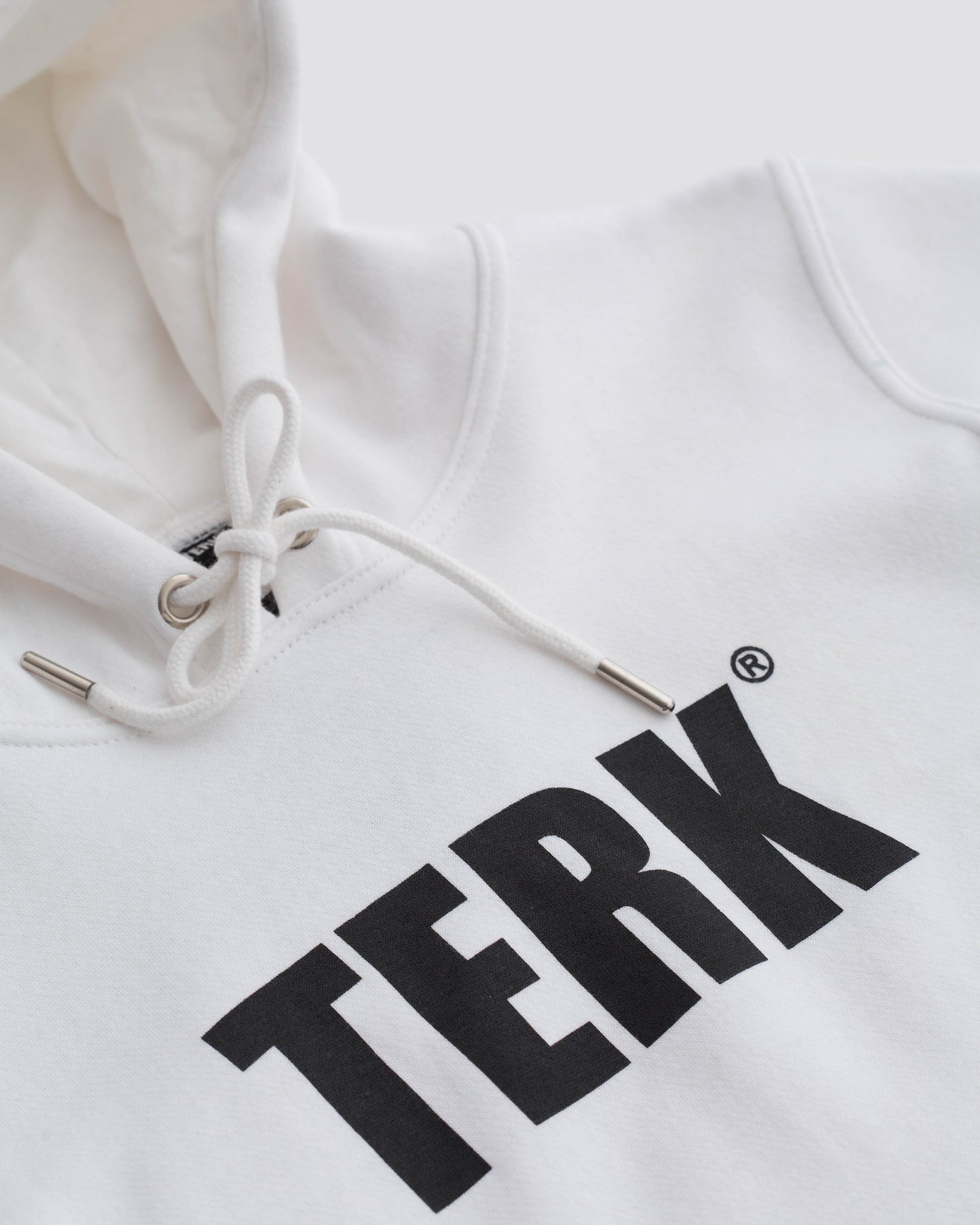BLACK TERK RALLY CROP HOODIE